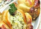 Фаршированная курица в духовке целиком