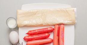 Простая и вкусная выпечка — сосиски в слоеном тесте
